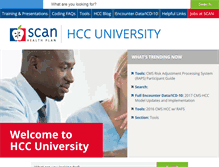 Tablet Screenshot of hccuniversity.com